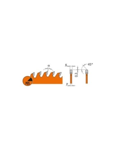 Industrial laminated and chipboard circular saw blades