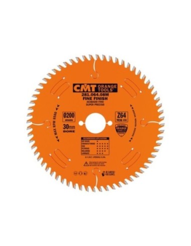 Lames circulaires industrielles pour laminés et agglomérés, angle de coupe positif