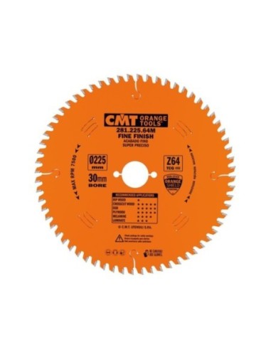 Industrial laminated and chipboard circular saw blades