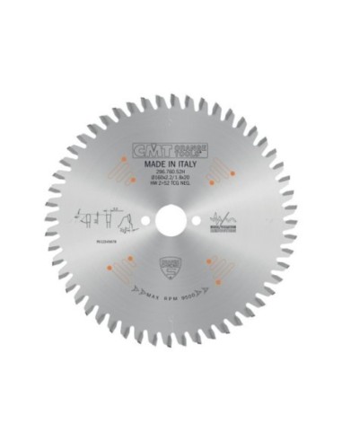 Lame per materiali non ferrosi, plastici e laminati, serie industriale