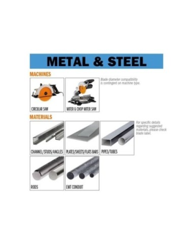 Industrielle Kreissägeblätter für eisenhaltiges Material und PVC