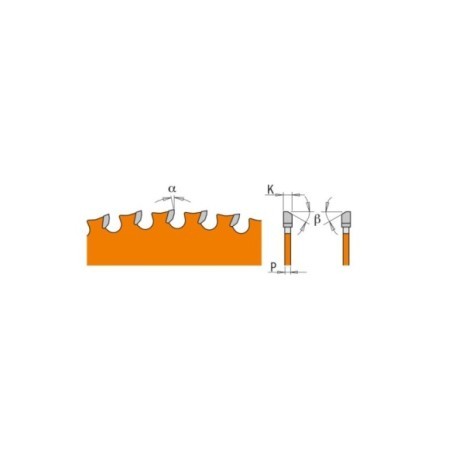 Industrial dry cutter circular saw blades