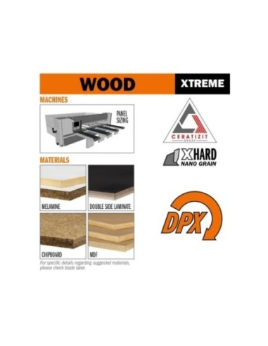Industrial panel sizing circular saw blades