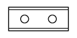 COLTELLO REVERSIBILE STD (2/35°) 40x12x1.5mm HW-K1920